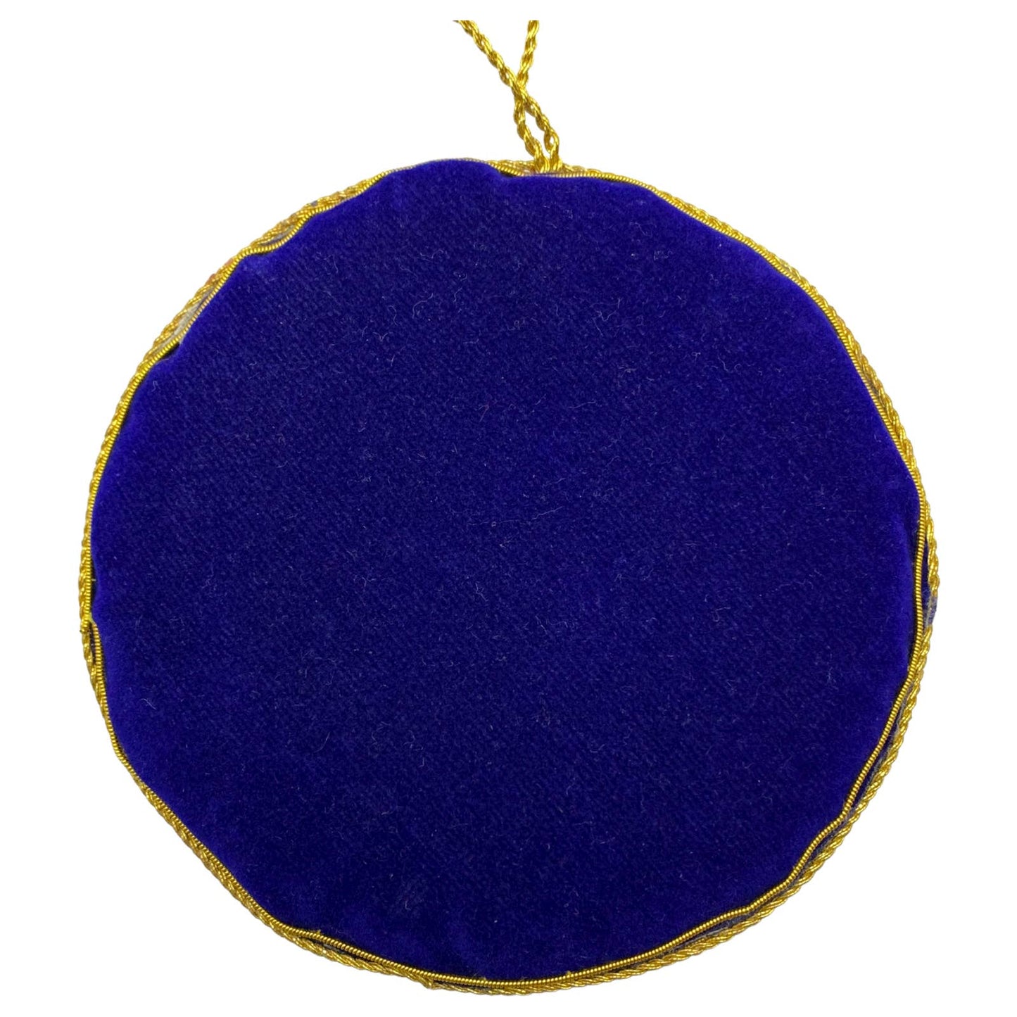 Zari Sun Christmas Ornament, Zardozi Embroidery, Gift Bag