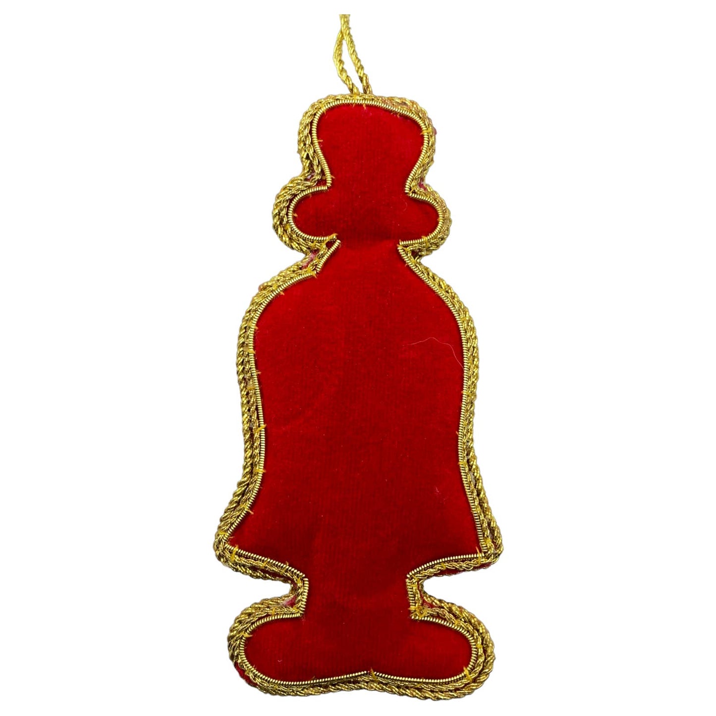 Zari Yeoman Guard Christmas Ornament, Zardozi Embroidery, Gift Bag